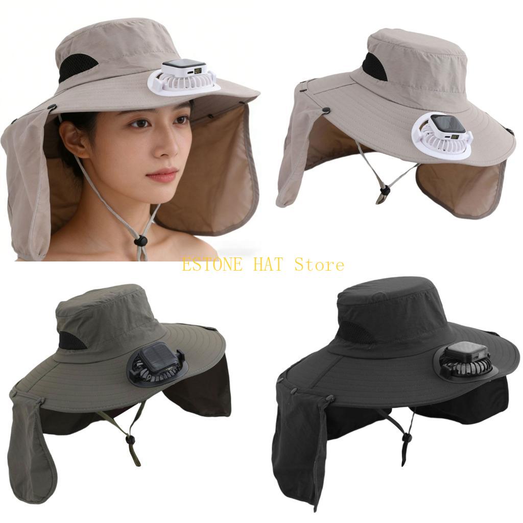 Packable Hat Nylon - Tampão refrigerando do tamanho ajustável 49MF