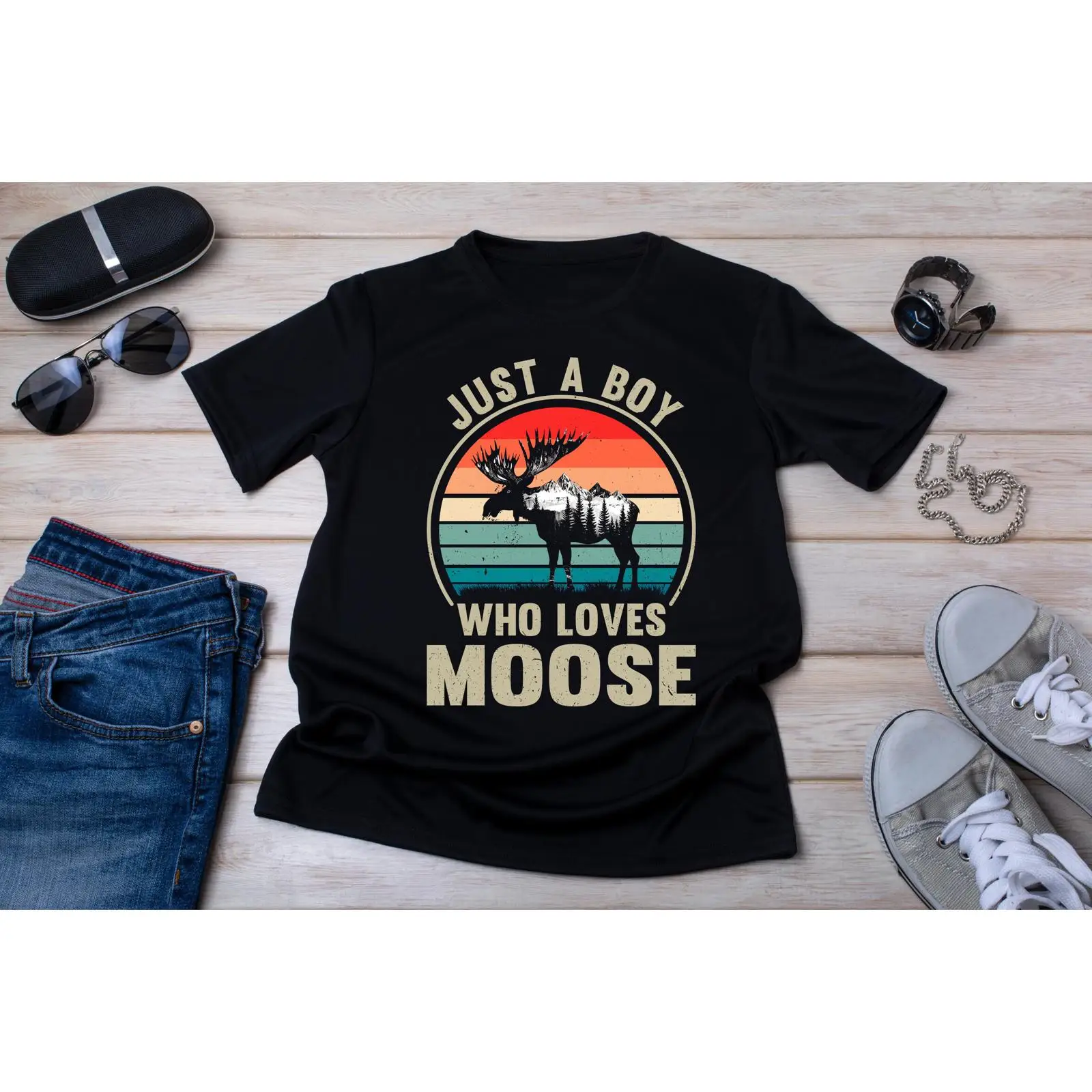 Tee Graphic Print - Camiseta Moose: Apenas um Menino que
