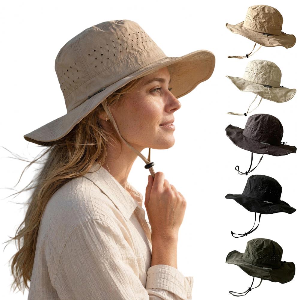 Packable Hat Nylon - Chapéu de Sol com Aba Larga