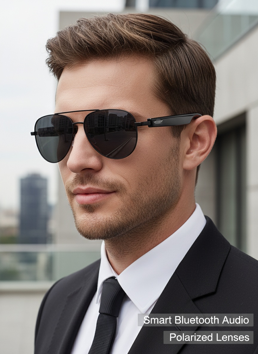 Óculos de Sol Inteligentes Blu - Sunglasses Aviator Polarized avaliação e preço