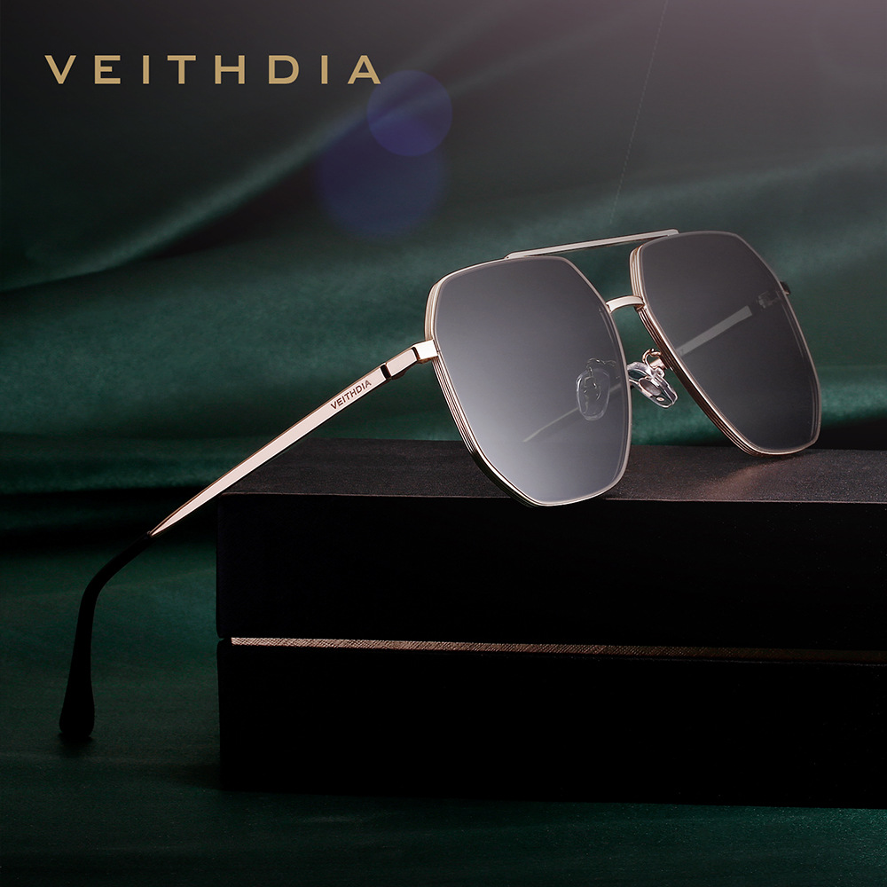 Veithdia-óculos de sol masculi - Sunglasses Aviator Polarized avaliação e preço