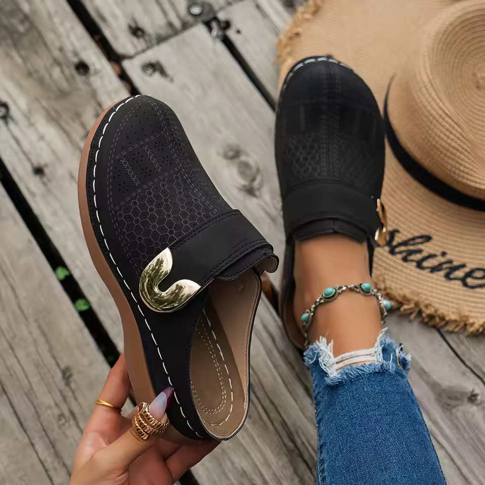 Mules confortáveis femininos,  - Espadrille Slip On avaliação e preço